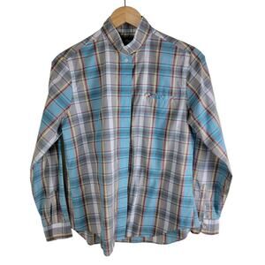 Kelly Harper Petites Vintage Womens Plaid Button Shirt size 12P Multicolor